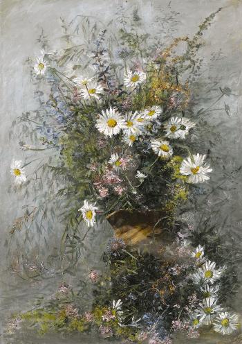Üppiger Blumenstrauss mit Margeriten. by 
																	Alexandre Lacour