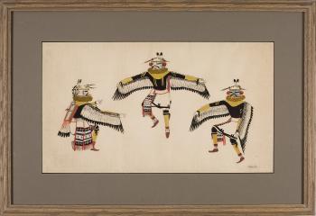 Eagle dancers by 
																	Lorenzo Quannie