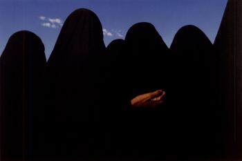 Iraq (women in black veils) by 
																	James Nachtwey