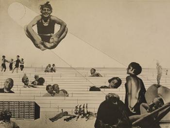 Bather collage by 
																	Iwao Yamawaki