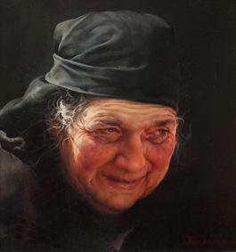 Old woman by 
																	Justo Revilla Rubio