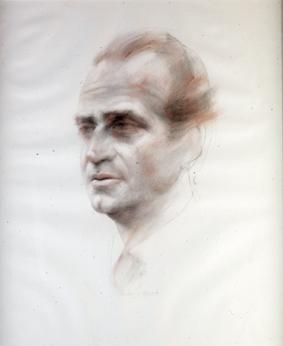 Portrait of King D. Juan Carlos by 
																	Antonio Agudo