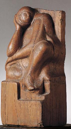 Seated Woman  by 
																	Khaled Al-Rahhal