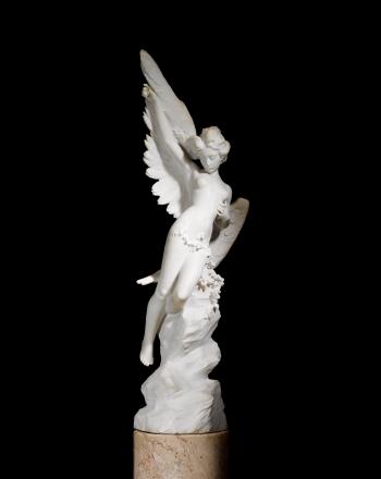 Winged female figure by 
																	Torquato Tamagnini