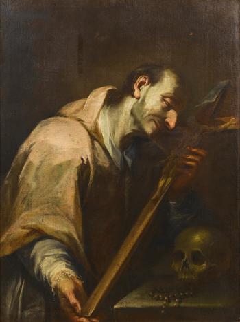 Saint Charles Borromeo by 
																	Pietro Antonio Magatti