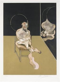Seated Figure by 
																	Francis Bacon