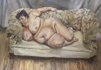 Benefits Supervisor Sleeping by 
																	Lucian Freud