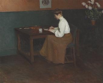 In the Studio by 
																	Lilla Cabot Perry