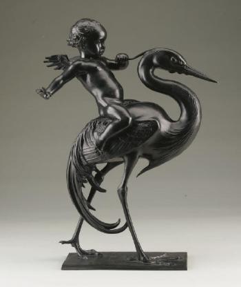 Cupid And Crane by 
																	Carl Paul Jennewein