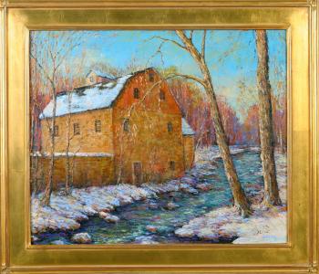 Mill at Saucon Creek by 
																			Jim Lukens