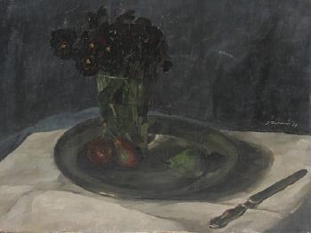 Stilleben mit Tomaten und einem Krug by 
																	Paul Dahlen