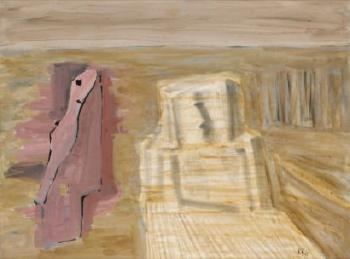 Figure dans un paysage by 
																	Karl Ballmer