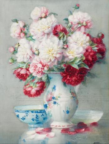 Bouquet de pivoines by 
																	Isidore Rosenstock