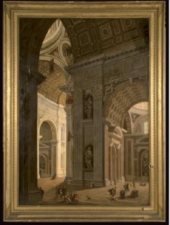 Intérieur de Saint Pierre de Rome by 
																	Pier Francesco Garoli