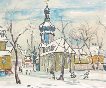 Winter in Bad Sulza by 
																	Georg Arthur Judersleben