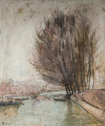 Bord de Seine by 
																	Herand Gulbenkian