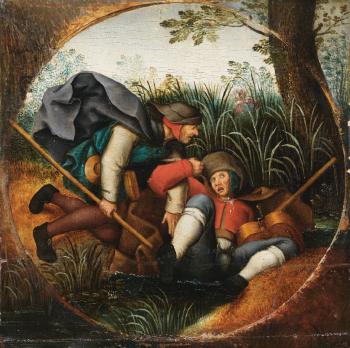 La chute des aveugles by 
																	Pieter Brueghel
