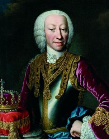 Portrait de Charles-Emmanuel III, roi de Sardaigne, prince de Piemont, duc de Savoie by 
																			Michael Christoph Emanuel Hagelgans