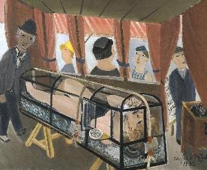 The fair (1932) - The girl in the glass coffin by 
																	Edgard Tytgat