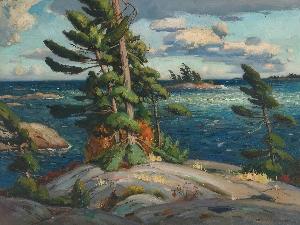 Fall day, Georgian Bay by 
																	Frank S Panabaker