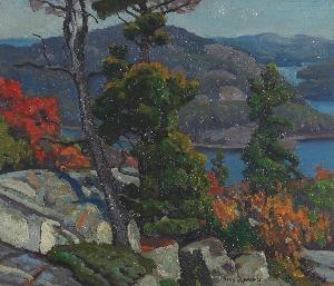 North country, La Cloche Mt. by 
																	Frederick Stanley Haines