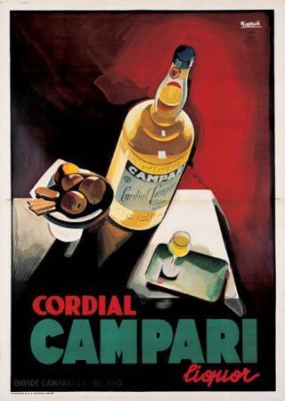 Cordial Campari by 
																	Marcello Nizzoli
