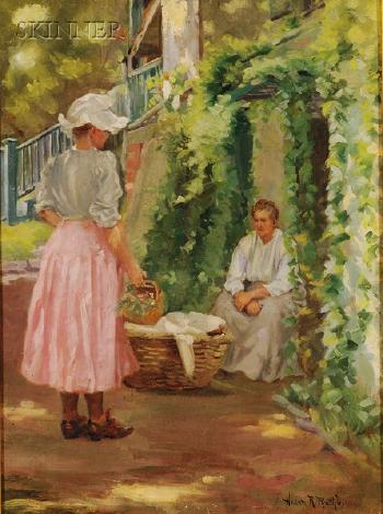 In the Garden by 
																	Helen R Rathbun
