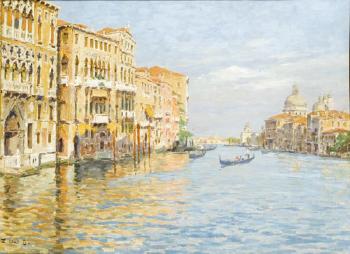 Venezia, il Canal Grande presso la Salute by 
																	Zaccaria Dal Bo