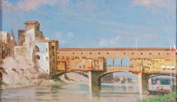 Ponte Vecchio, Firenze by 
																	Angelo Mambriani