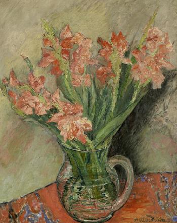 Gladiolen by 
																	Augusta von Zitzewitz