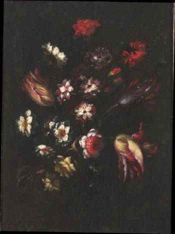 Natura morta con fiori by 
																	Giuseppe Vincenzina