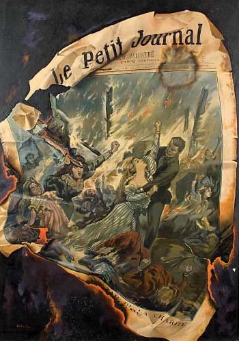 Le petit journal: l'incendie du bazard de la charite by 
																	Georges Voinesco