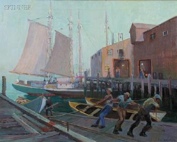 Docks by 
																	Carl Harold Nordstrom