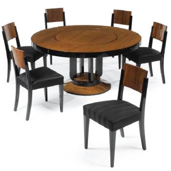 Dining Table And Six Chairs by 
																	Michel Dufet