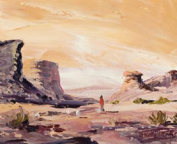 Navajo land by 
																	A Kelly Pruitt