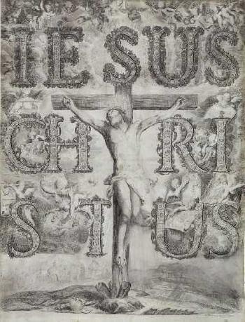 Christus am Kreuz by 
																	Christian Jacob Paritius