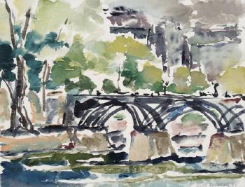 Paris, Pont des Arts. by 
																	Wolff Buchholz