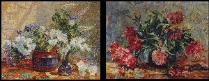 Bloemenstillevens by 
																	Edmond de Maertelaere