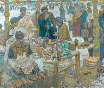 Le marché de Nigegorodskoy by 
																	Alexei Varlamov