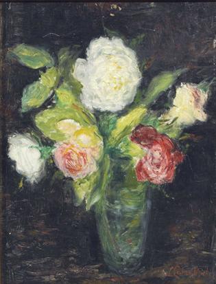 Roses by 
																	Lucien Cahen-Michel