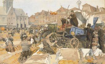 The cheesemarket, Alkmaar by 
																	Frederic de Haenen