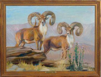 Mountain Rams by 
																	Wilhelm Eigener