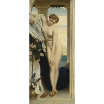 Venus Disrobing For The Bath by 
																			Frederic Leighton