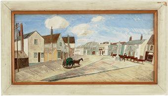 The High Street, Great Bardfield, Essex by 
																	Edward Bawden