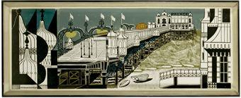 Brighton Pier by 
																	Edward Bawden