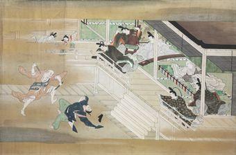 Six episodes from Tale of the Heike and The Tale of Genji by 
																	Matabei Iwasa