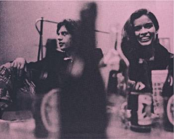 Mick and Bianca Jagger by 
																	Russell Young