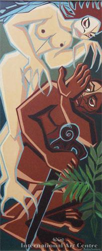 Hatupatu and the bird woman by 
																	Pauline Yearbury