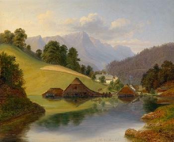 Im salzkammergut by 
																	Gustav Reinhold