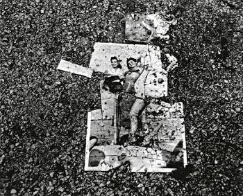 Image on Asphalt from Beirut City Centre by 
																	Fouad Elkoury